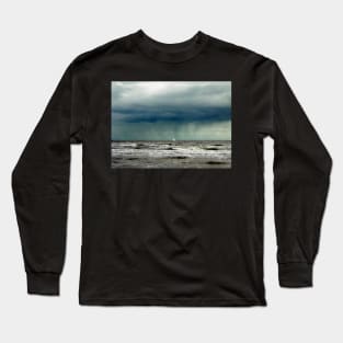 Rain clouds over the sea Long Sleeve T-Shirt
